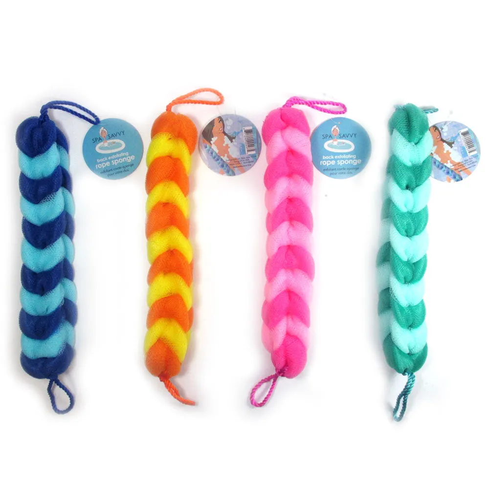 1 Mesh Sponge Back Scrubber Bath Shower Exfoliating Body Brush Wash Nylon Puff !