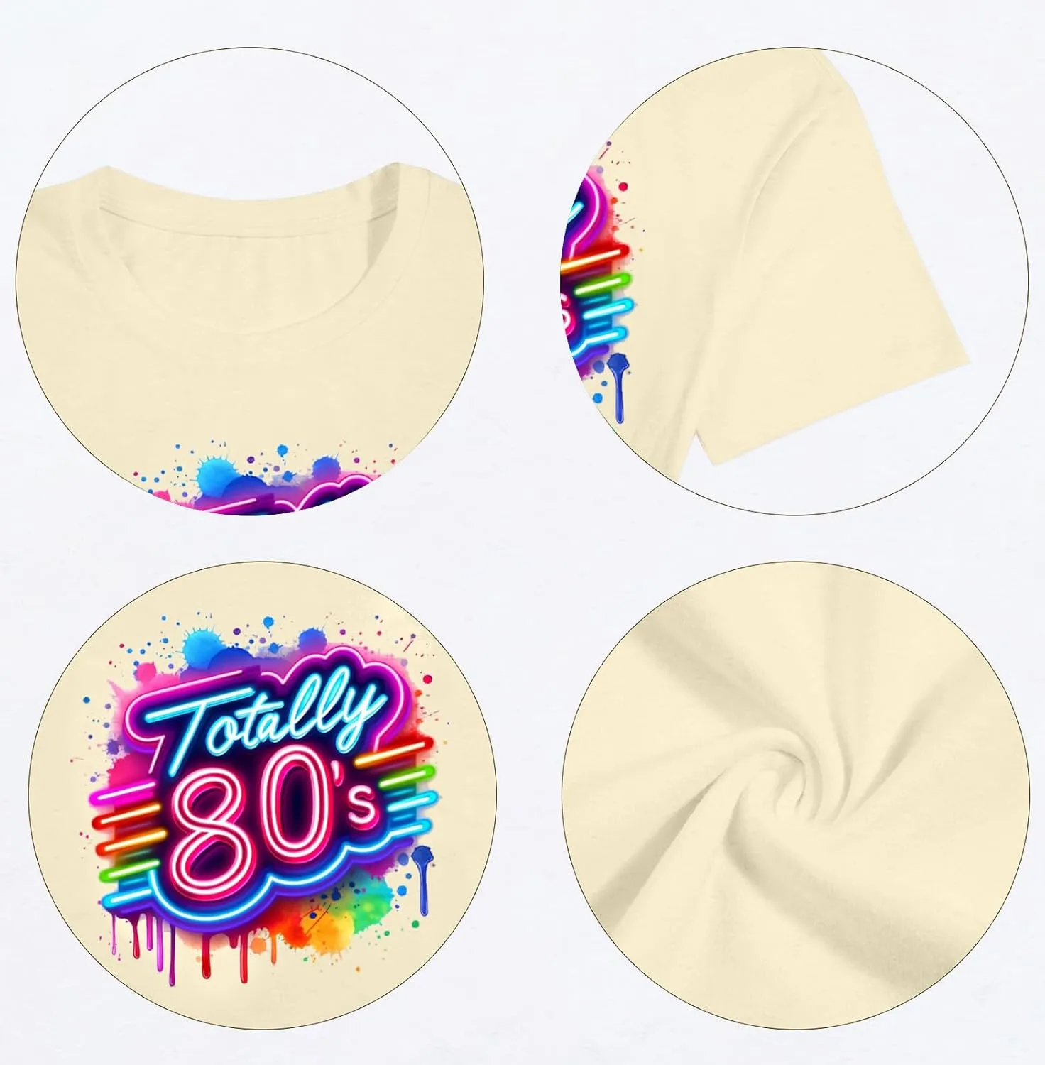 90s Outfit for Women Take Me Back to The 90's Shirt Vintage Neon Crew Neck Tops Tee for Birthday Party Gift