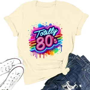 90s Outfit for Women Take Me Back to The 90's Shirt Vintage Neon Crew Neck Tops Tee for Birthday Party Gift