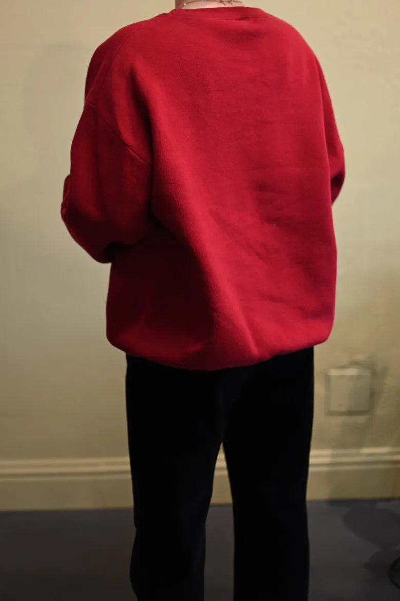90's Russell Ruby Blank Sweatshirt