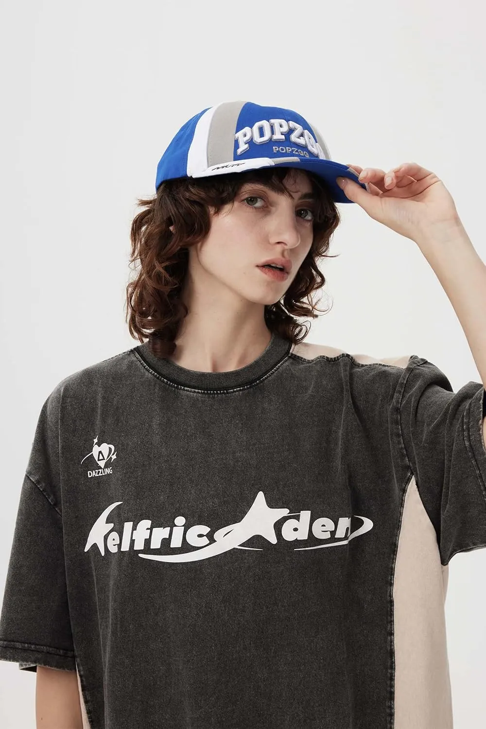 Aelfric Eden Graphic Tees Y2k Mens Oversized T Shirt Racing Washed Streetwear Shirts Unisex Casual Summer Tops