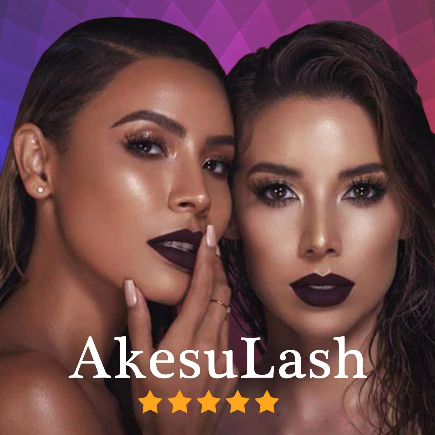 AkesuLash Magnetic Eyelashes Natural Look - Magnetic Lashes with 4 Tube of Magnetic Liner - 10 Pairs Mangetic False Eyelashes Kit with Applicator - Easy to Apply