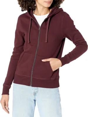 Amazon Essentials Women's Fleece Full-Zip Hoodie (Available in Plus Size)