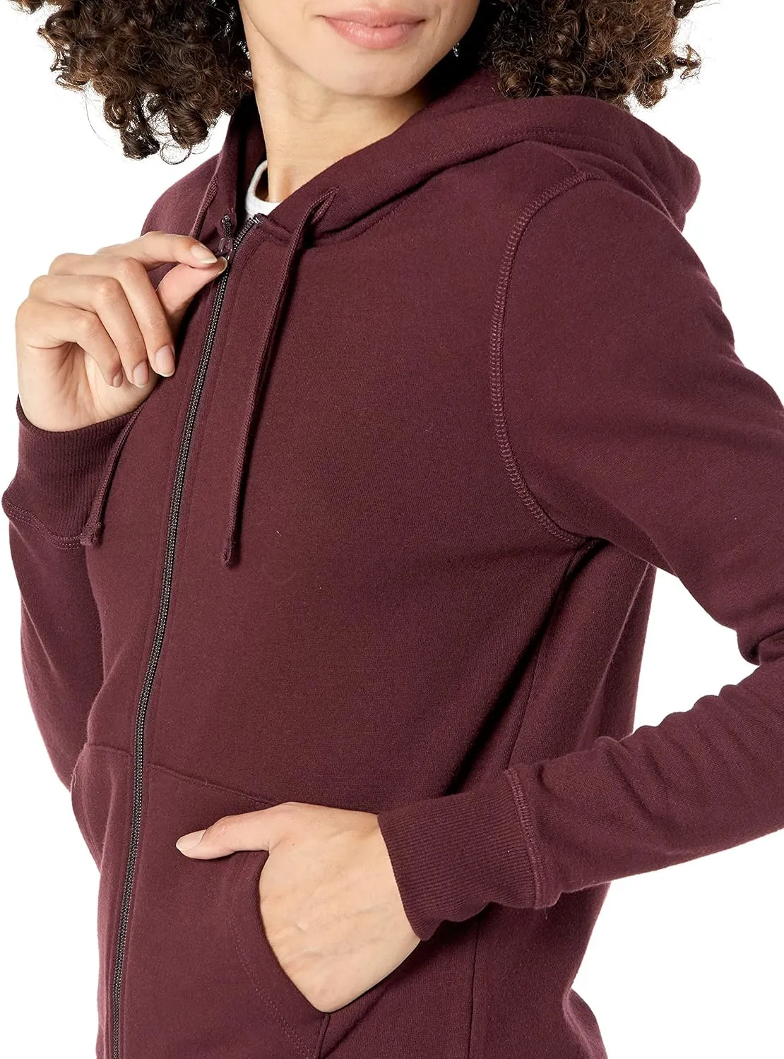 Amazon Essentials Women's Fleece Full-Zip Hoodie (Available in Plus Size)