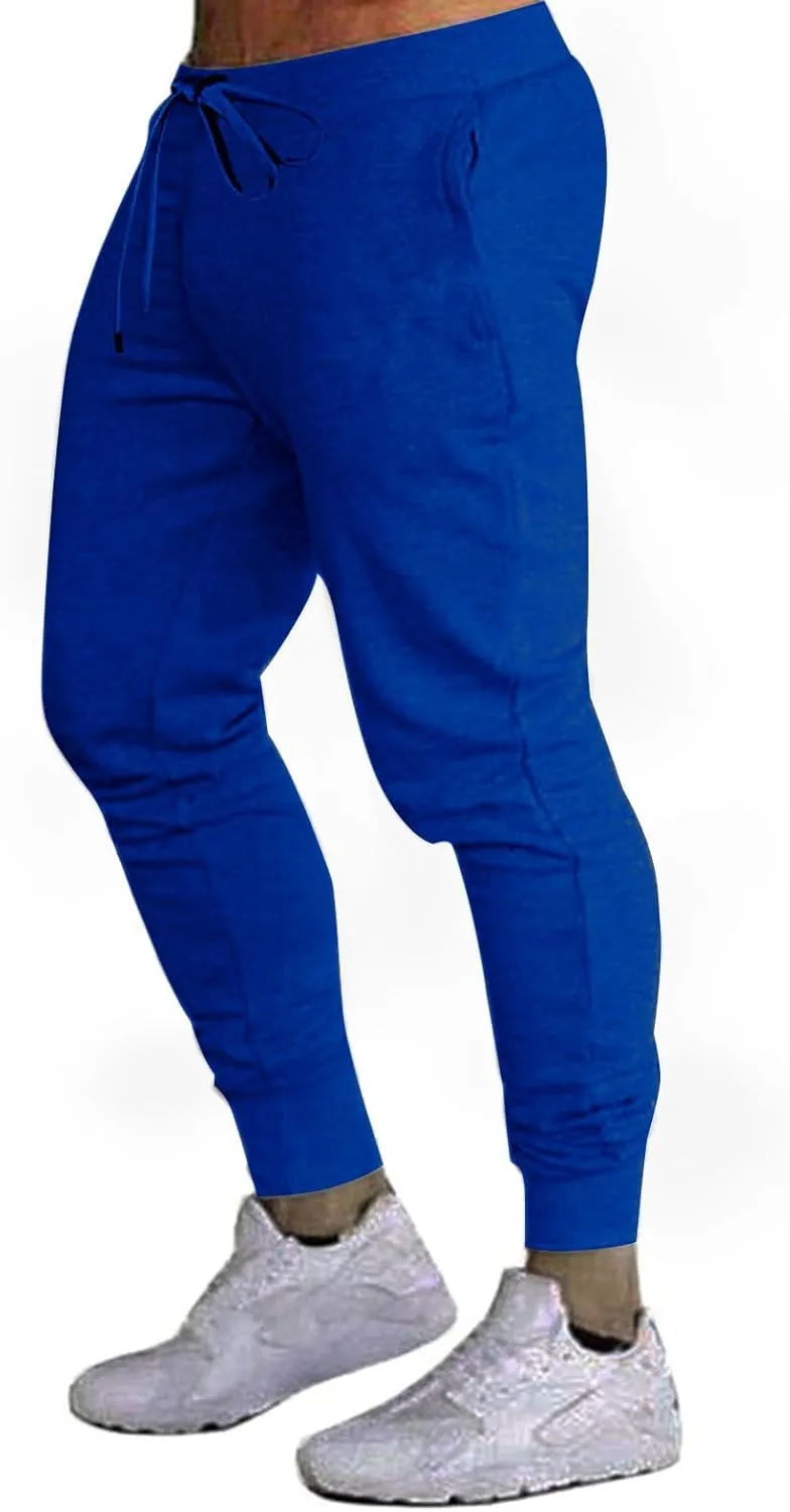Aymnlox Mens Sweatpants Casual Jogging Pants for Men with Pockets Drawstring Athletic Workout Trousers Hiking Tapered Joggers