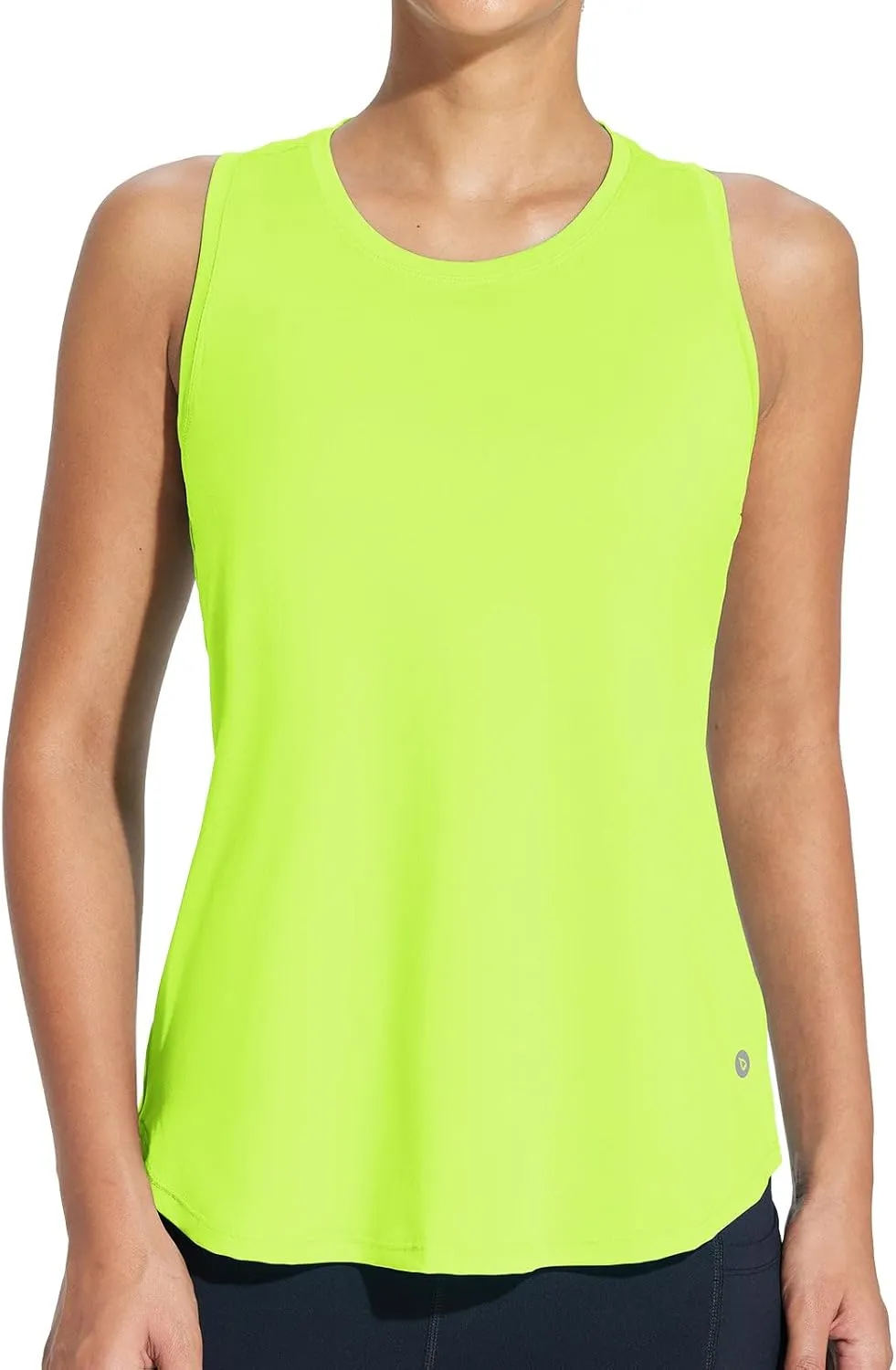baleaf Women's Workout Tank Tops Athletic Yoga Top Racerback Sleeveless Running Shirts Quick Dry Gym Outdoor UPF50 