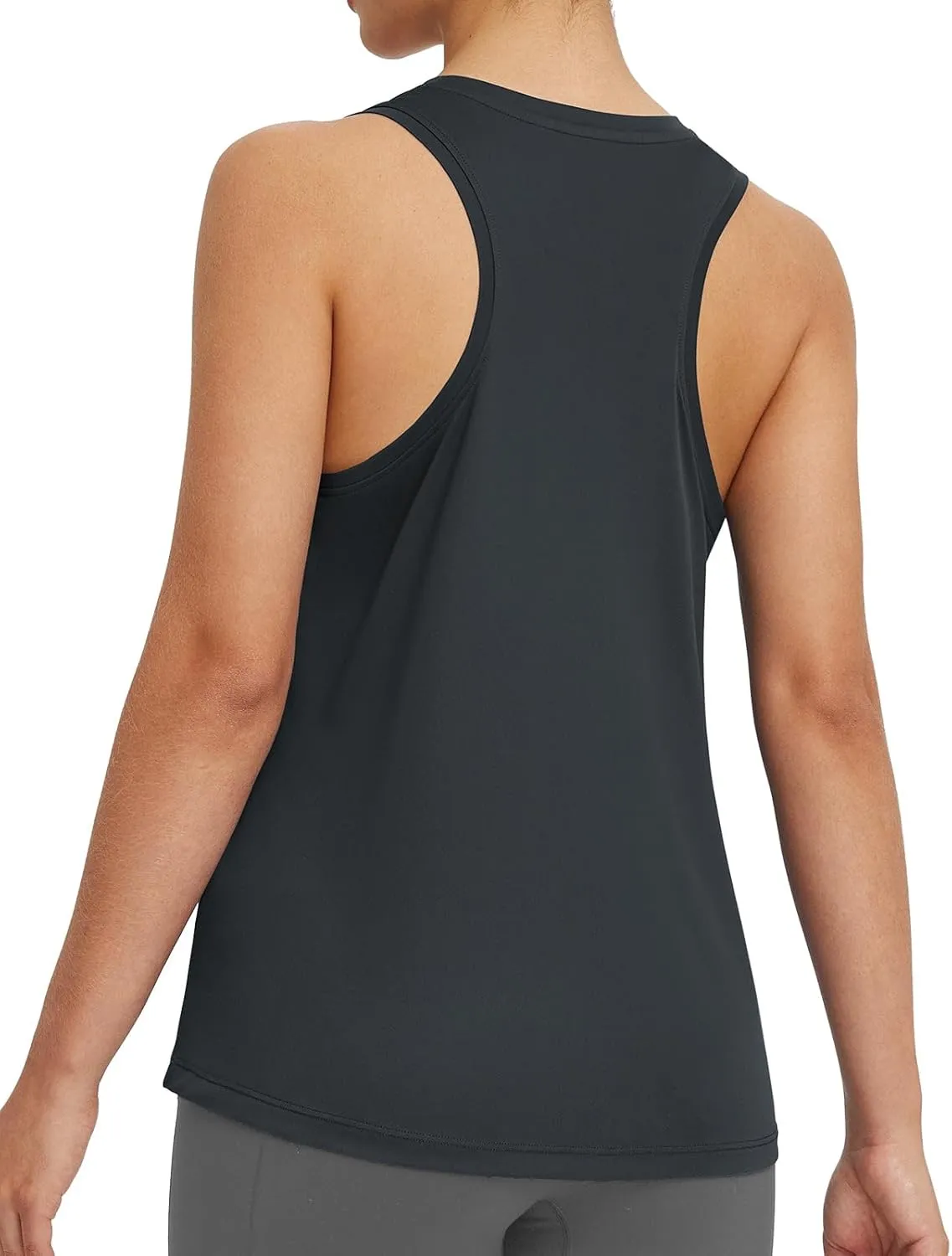 baleaf Women's Workout Tank Tops Athletic Yoga Top Racerback Sleeveless Running Shirts Quick Dry Gym Outdoor UPF50 