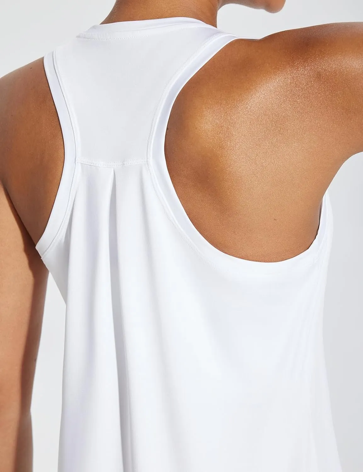 baleaf Women's Workout Tank Tops Athletic Yoga Top Racerback Sleeveless Running Shirts Quick Dry Gym Outdoor UPF50 