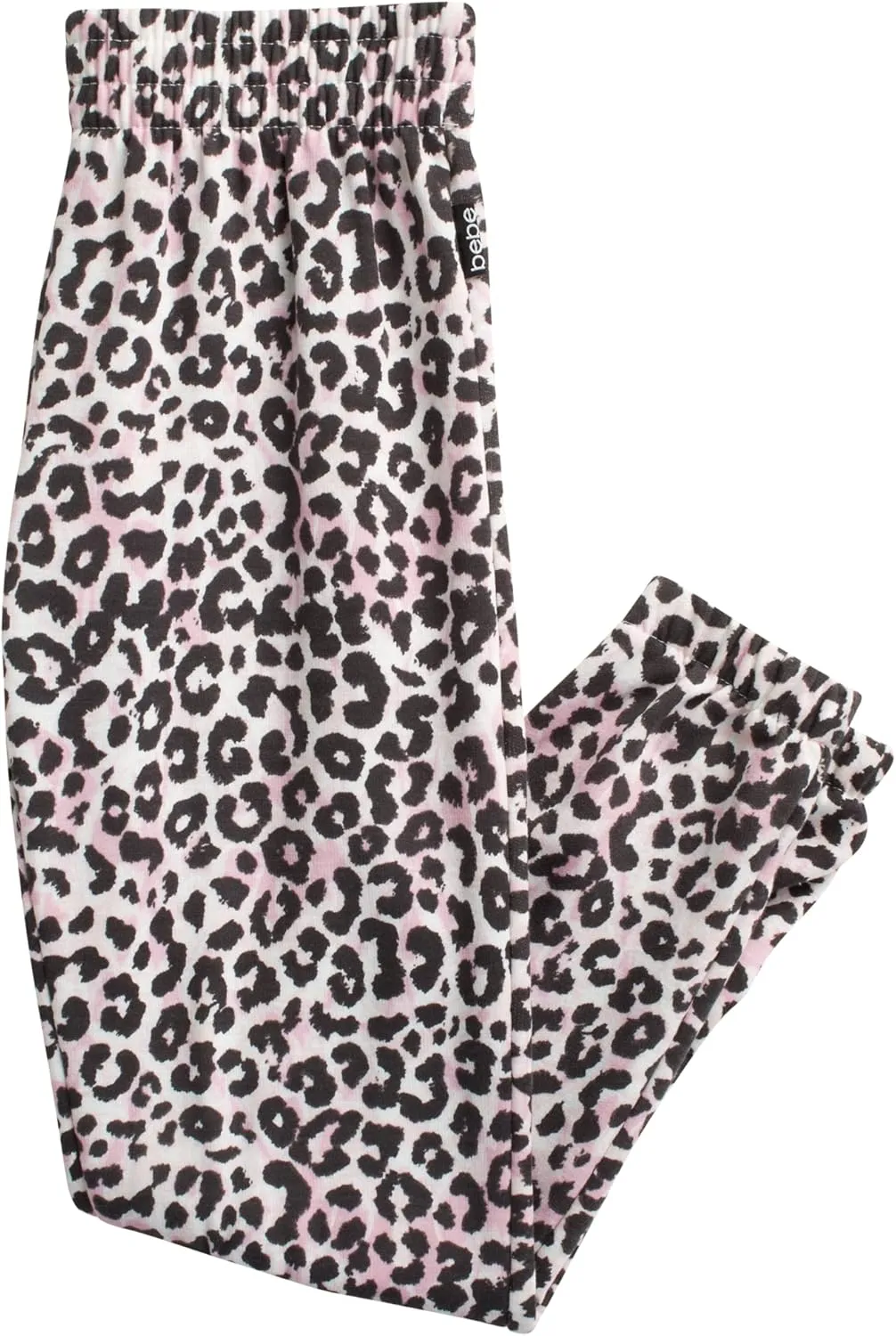 bebe Girls' Jogger Set - 2 Piece Active Fleece Pullover Sweatshirt and Sweatpants (Sizes: 4-16)