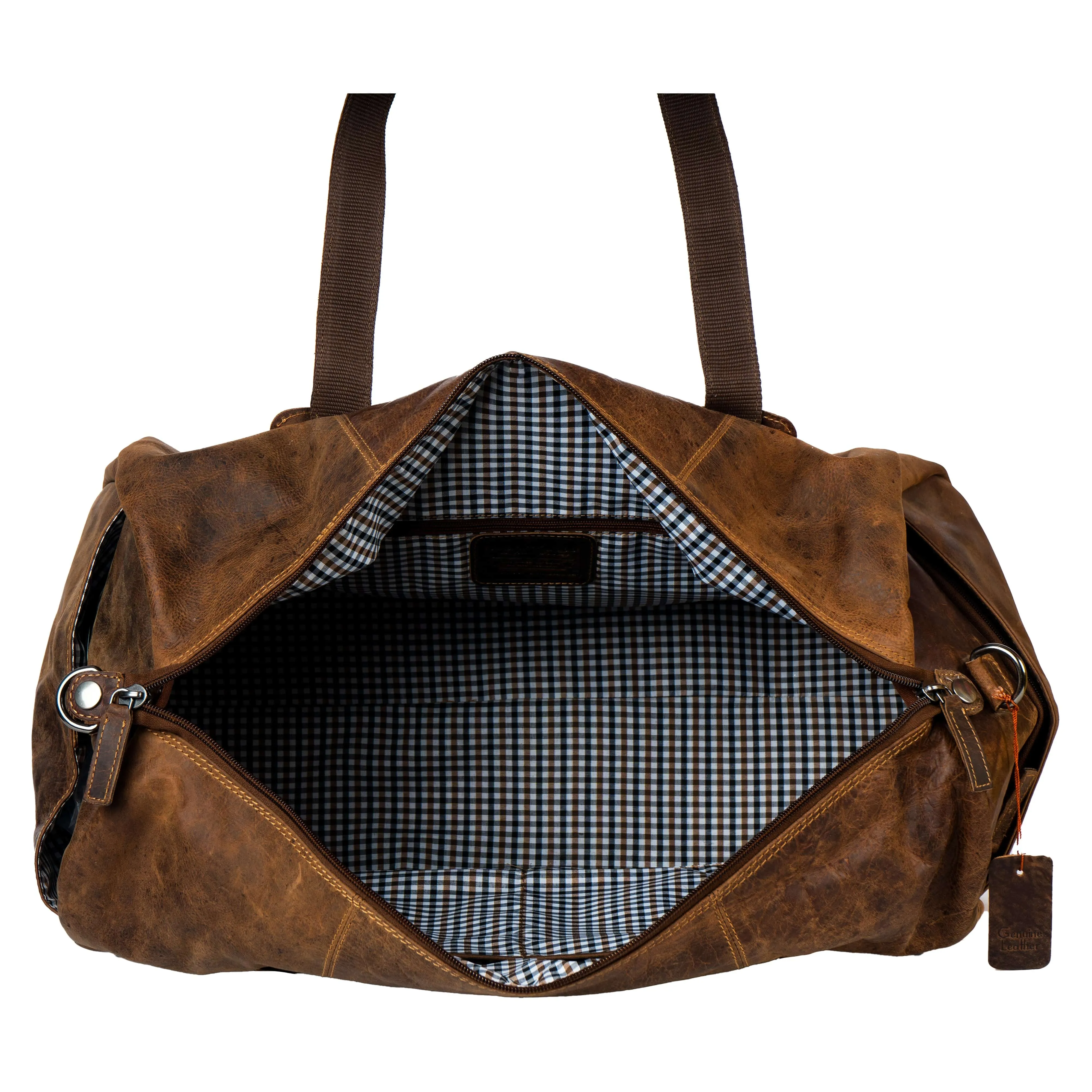 Berkeley Overnight Tote in Leather