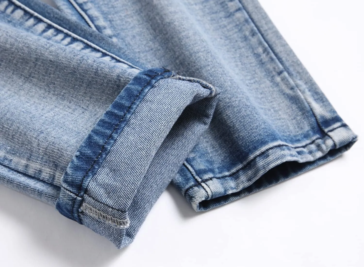 Boy's Ripped Distressed Skinny Fit Fashion Slim Washed Kids Denim Jeans Pants