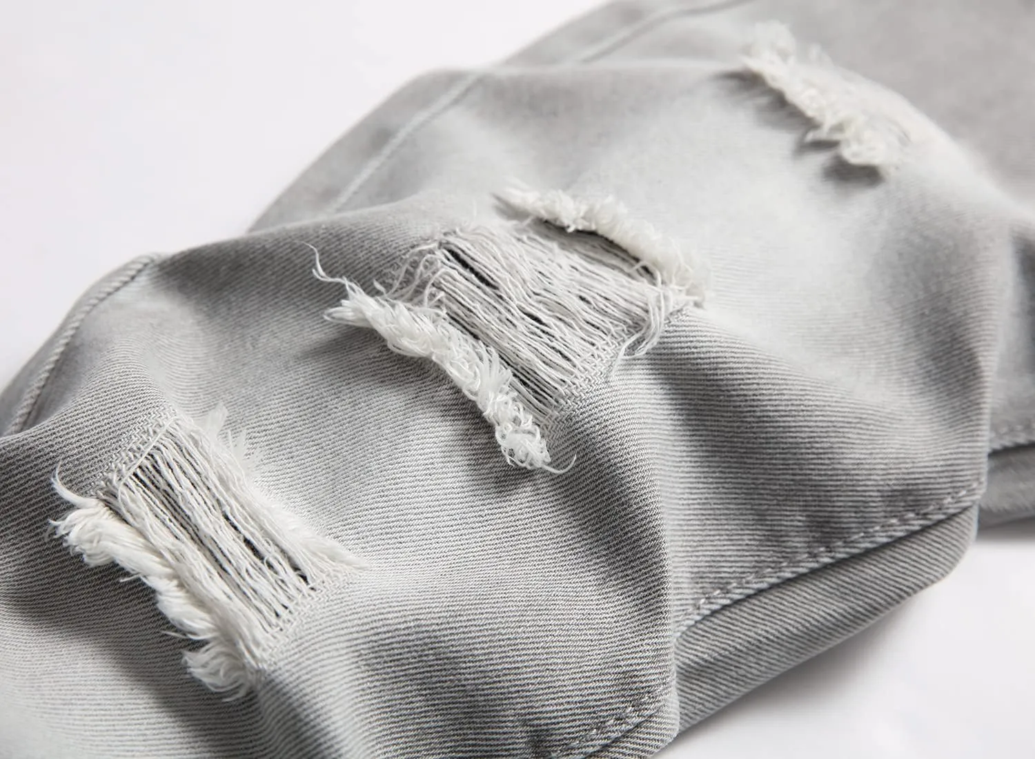 Boy's Ripped Distressed Skinny Fit Fashion Slim Washed Kids Denim Jeans Pants