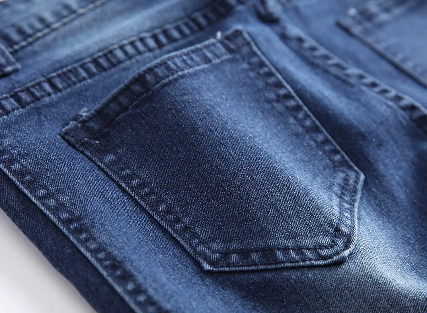 Boy's Skinny Fit Ripped Destroyed Distressed Stretch Slim Moto Biker Fashion Denim Jeans with Holes