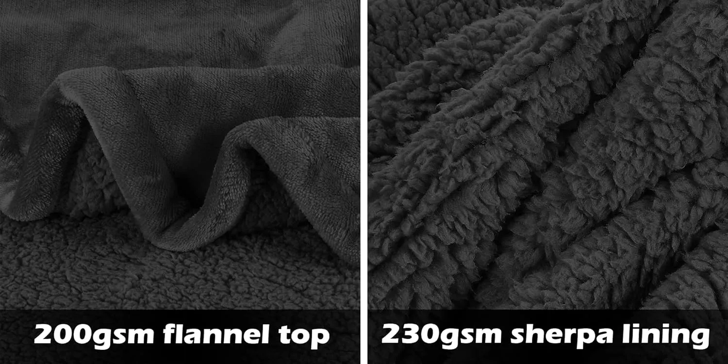Catalonia Women's Poncho Cape, Oversized Sherpa Fleece Cloak Coat, Snuggly Hooded Wearable Blanket, Gift Idea for Women Mom
