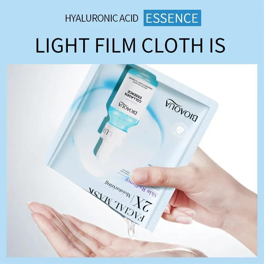 Centella Collagen Hydrating Face Mask Set for Radiant Youthful Skin Rejuvenation