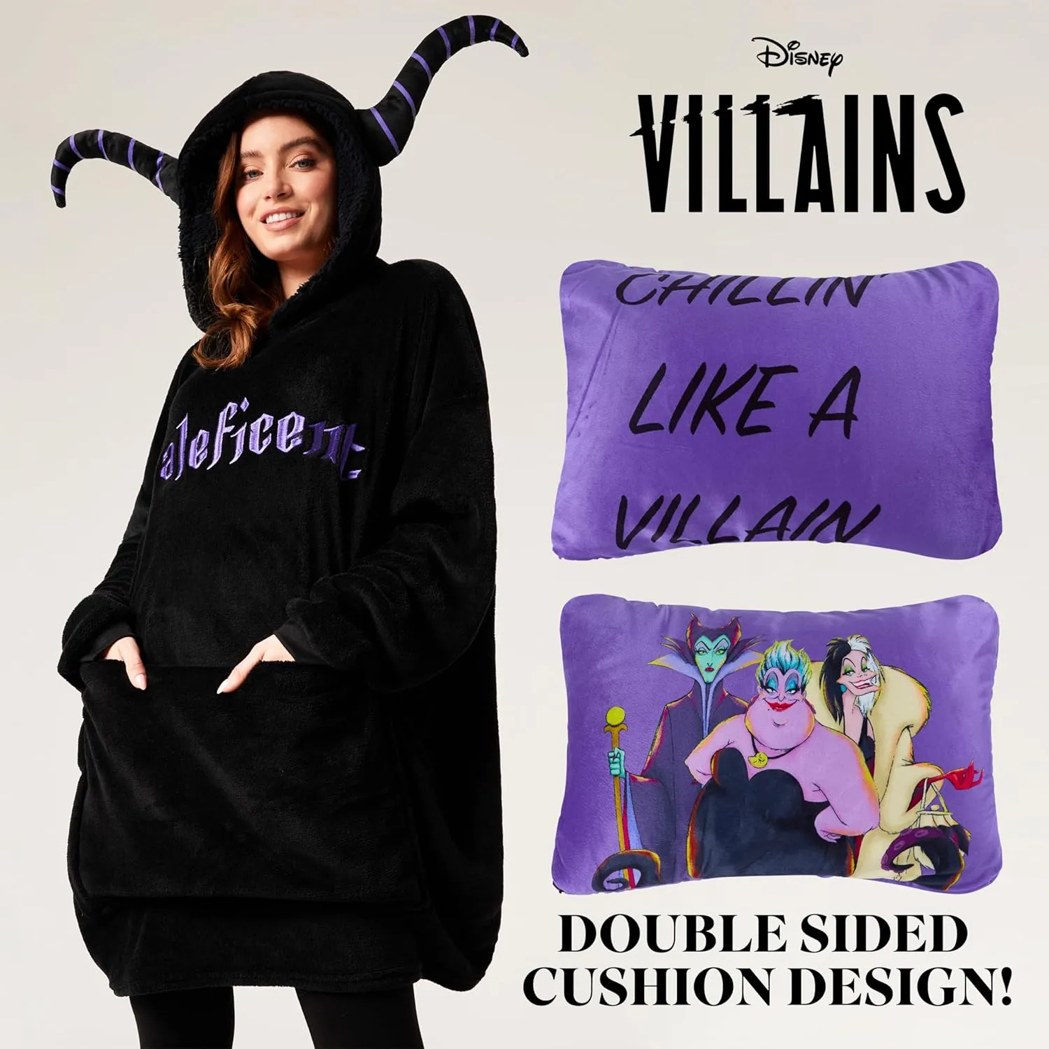 Disney Stitch Blanket Hoodie - Adults 2 in 1 Oversized Fleece Hoodie Baby Yoda Minnie Mouse - Stitch Gifts