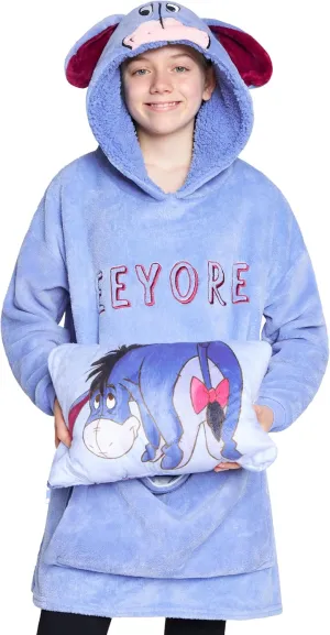 Disney Stitch Girls Teenagers Fleece Hoodie - Hoodie Blanket 2 in 1 Oversized One Size Girls Gifts