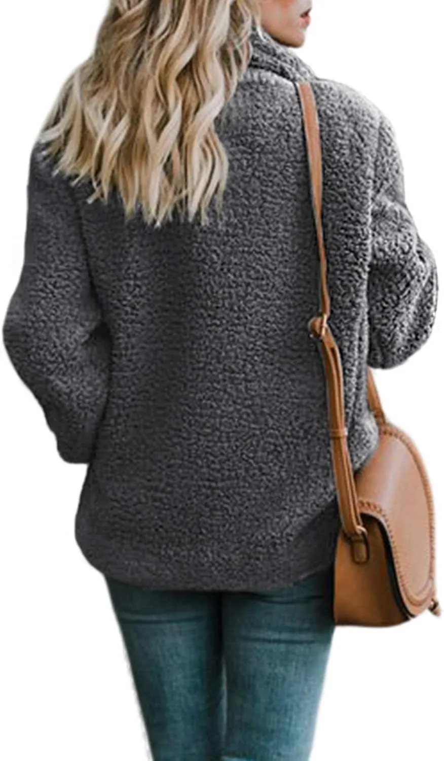 Dokotoo Womens 2024 Winter Fleece Teddy Bear Sherpa Jacket Coats with Pockets