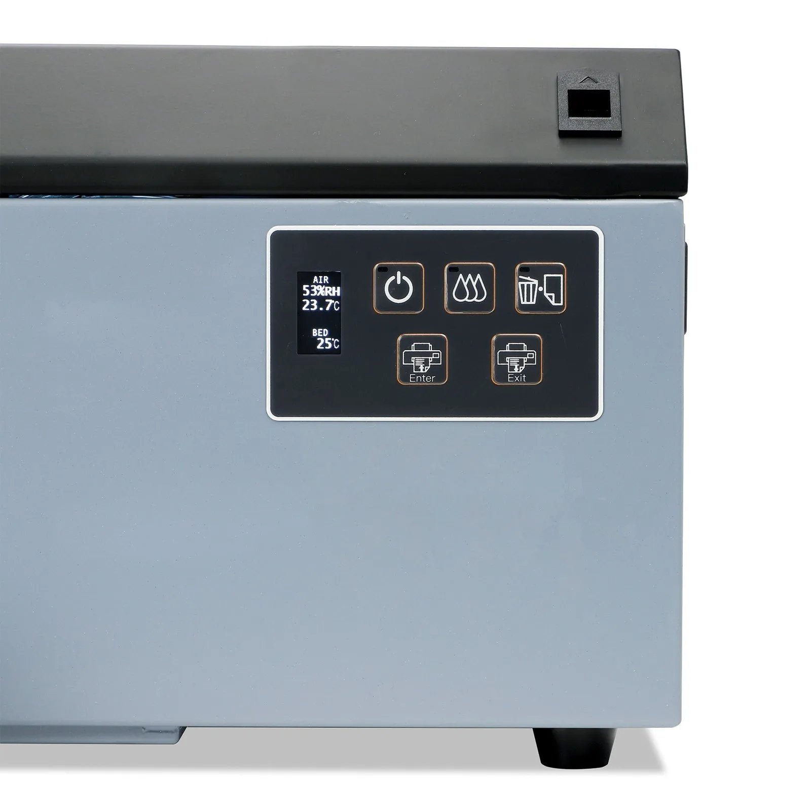 DTF Station 8" Prestige A4 DTF Printer with Ink, Film, and Supplies - Classic Black and Grey