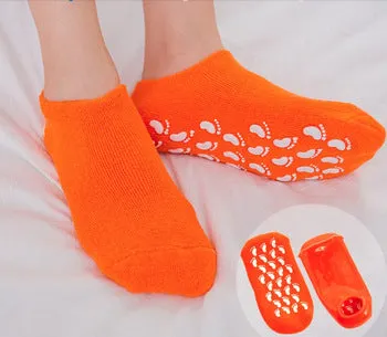 Factory direct selling essential oil moisturizing gel socks foot mask anti-crack socks gel beauty gel socks