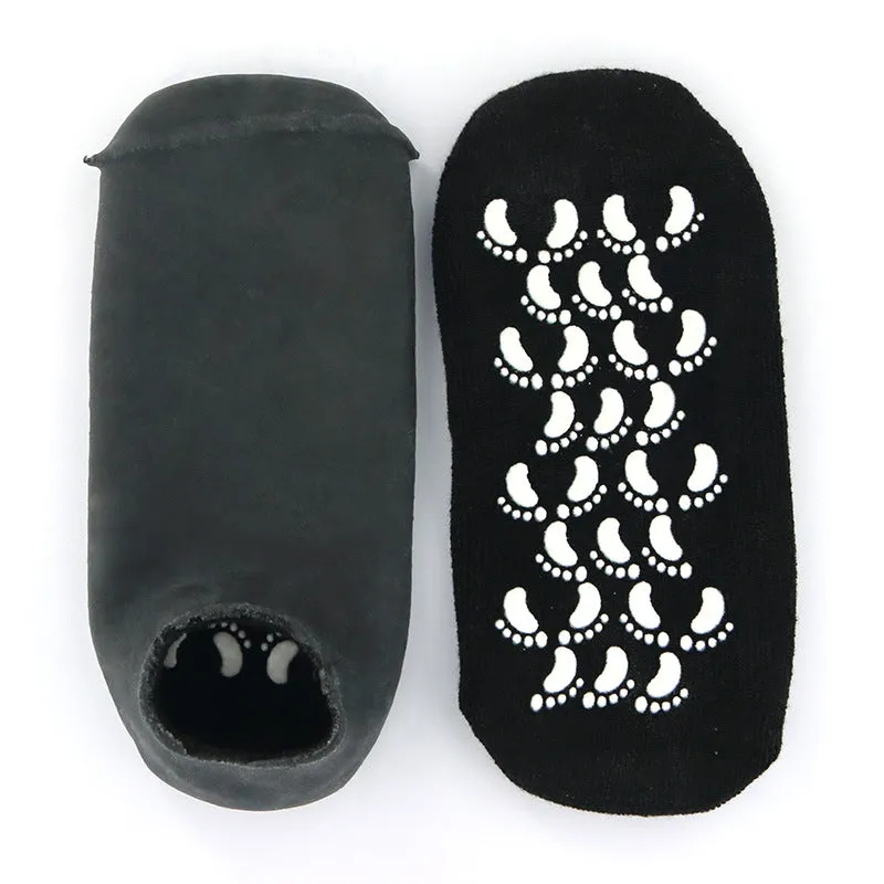 Factory direct selling essential oil moisturizing gel socks foot mask anti-crack socks gel beauty gel socks