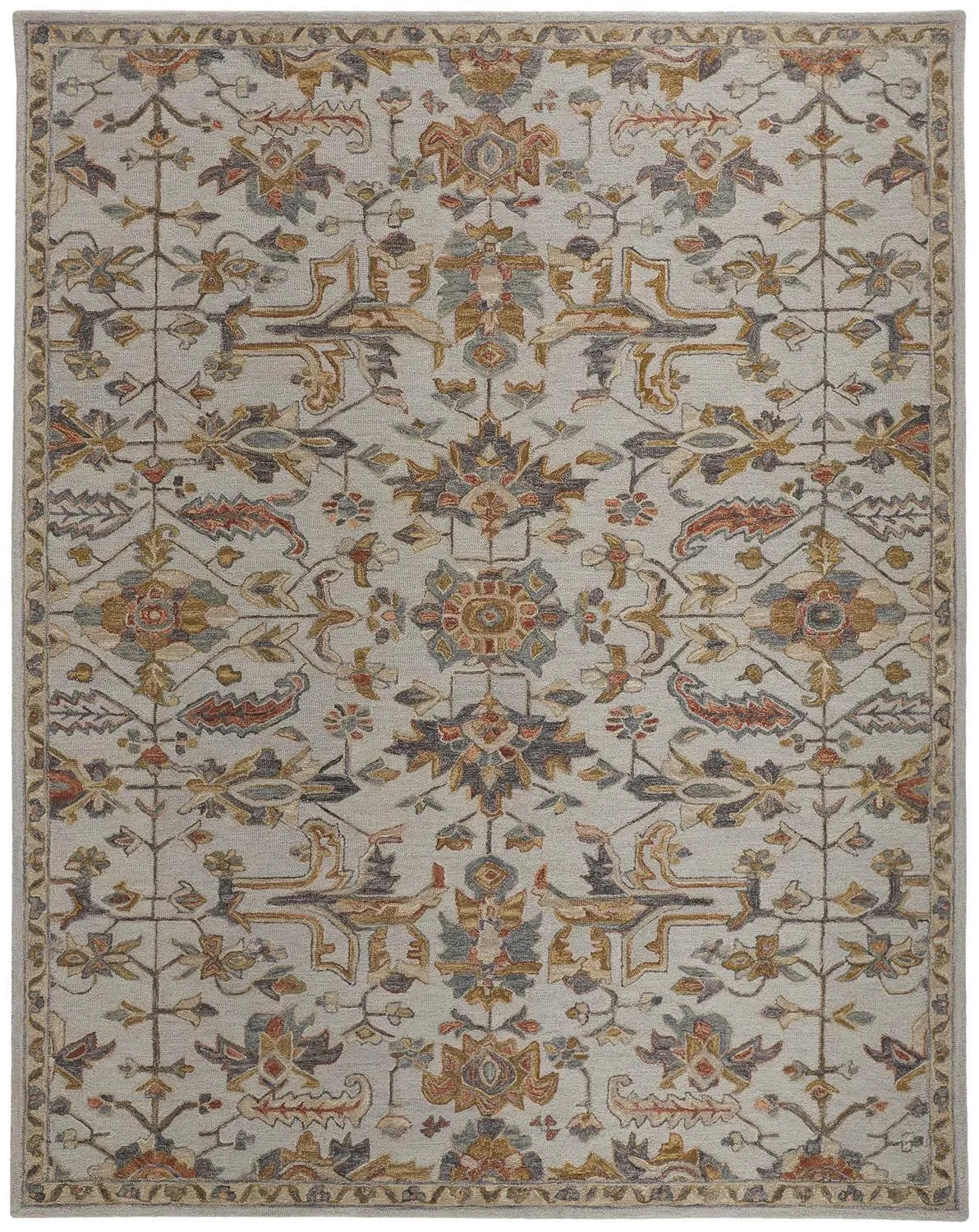 Fallon FLN8838F Grey/Multi Rug