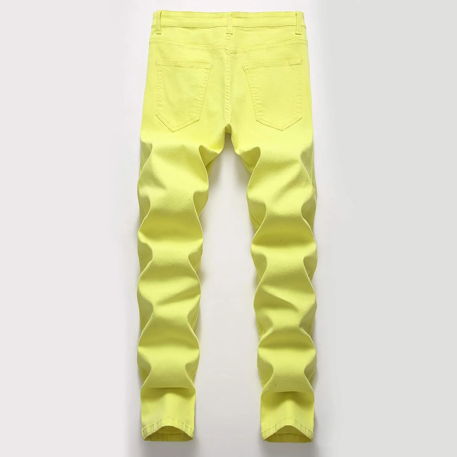 FREDD MARSHALL Men's Skinny Slim Fit Stretch Straight Leg Fashion Jeans Pants