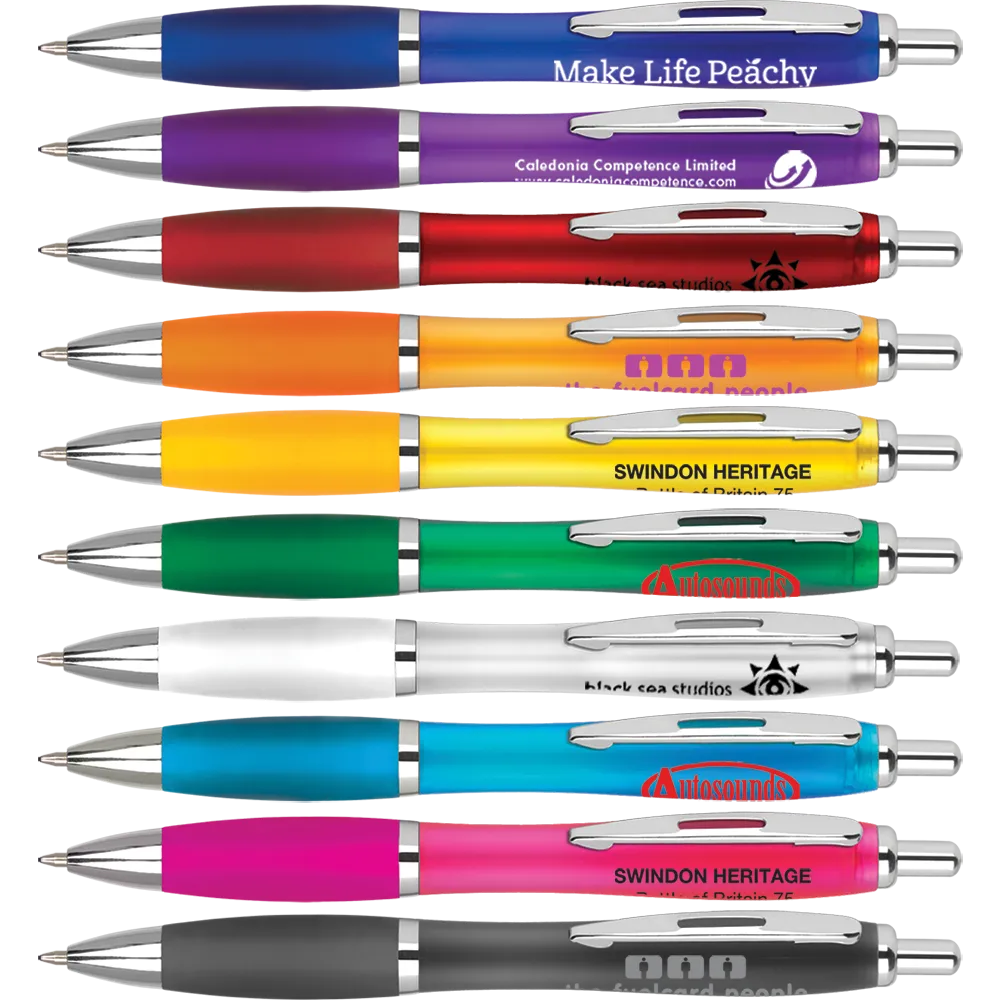 Frosted Curvy Pens