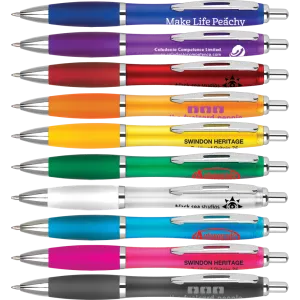 Frosted Curvy Pens