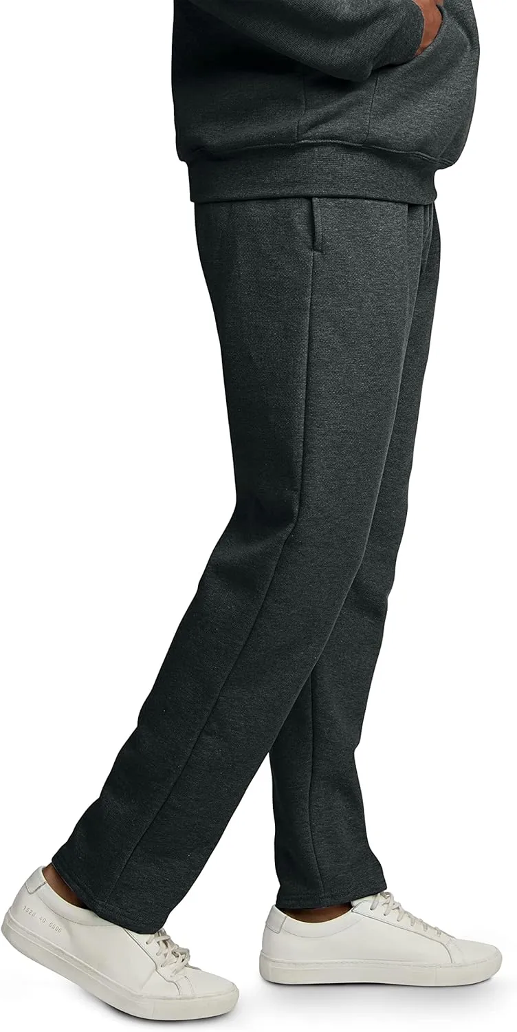 Fruit of the Loom Men's Eversoft Fleece Sweatpants with Pockets, Moisture Wicking & Breathable, Sizes S-4x