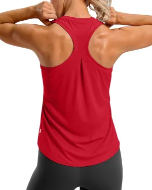 G Gradual Women's Workout Tank Tops Racerback Athletic Yoga Tops Loose Fit Sleeveless Running Gym Sports Shirts for Women