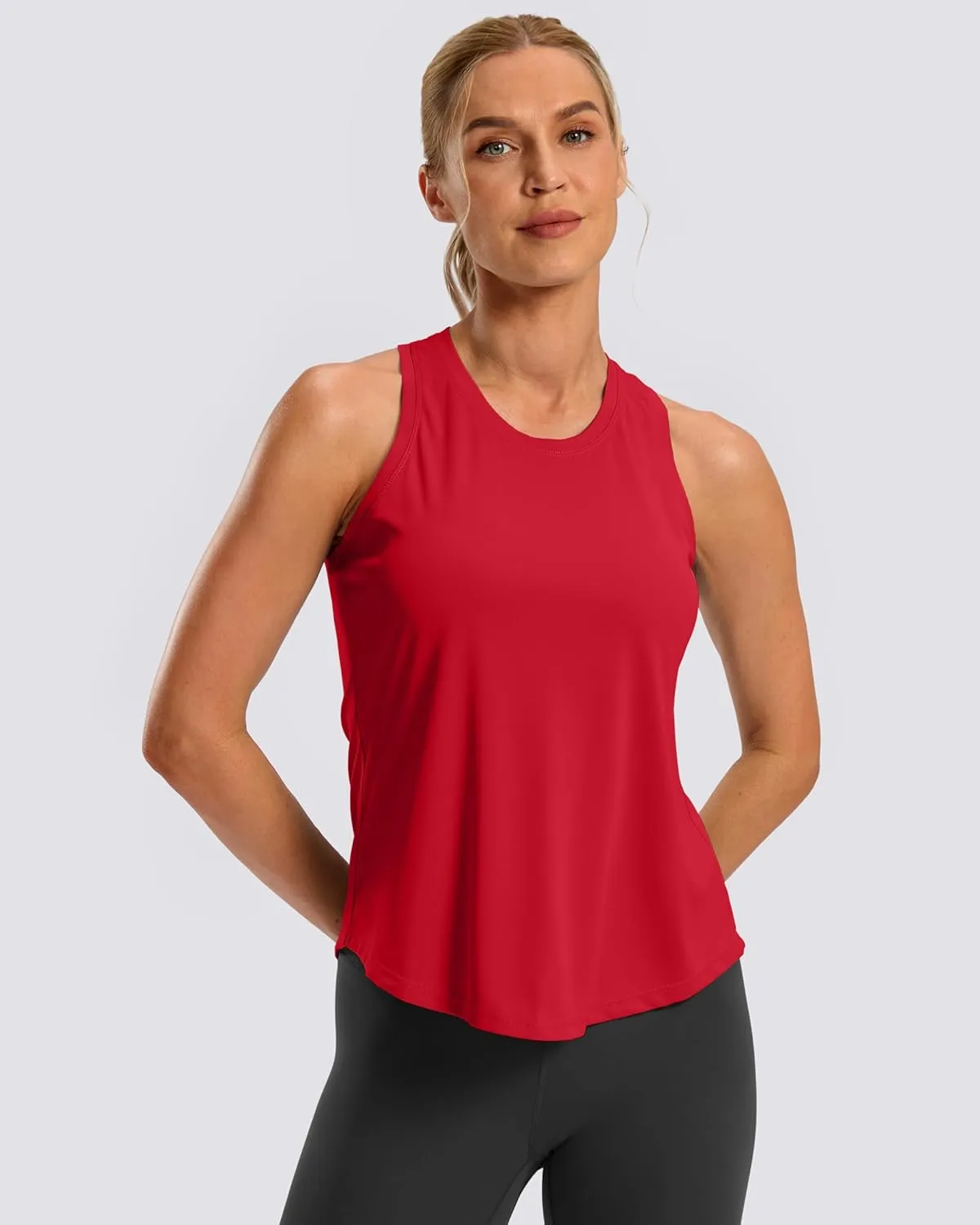 G Gradual Women's Workout Tank Tops Racerback Athletic Yoga Tops Loose Fit Sleeveless Running Gym Sports Shirts for Women