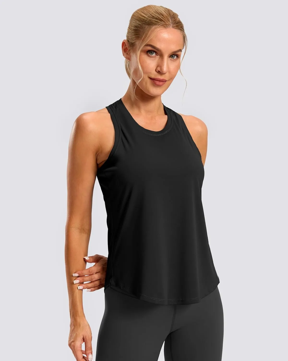 G Gradual Women's Workout Tank Tops Racerback Athletic Yoga Tops Loose Fit Sleeveless Running Gym Sports Shirts for Women