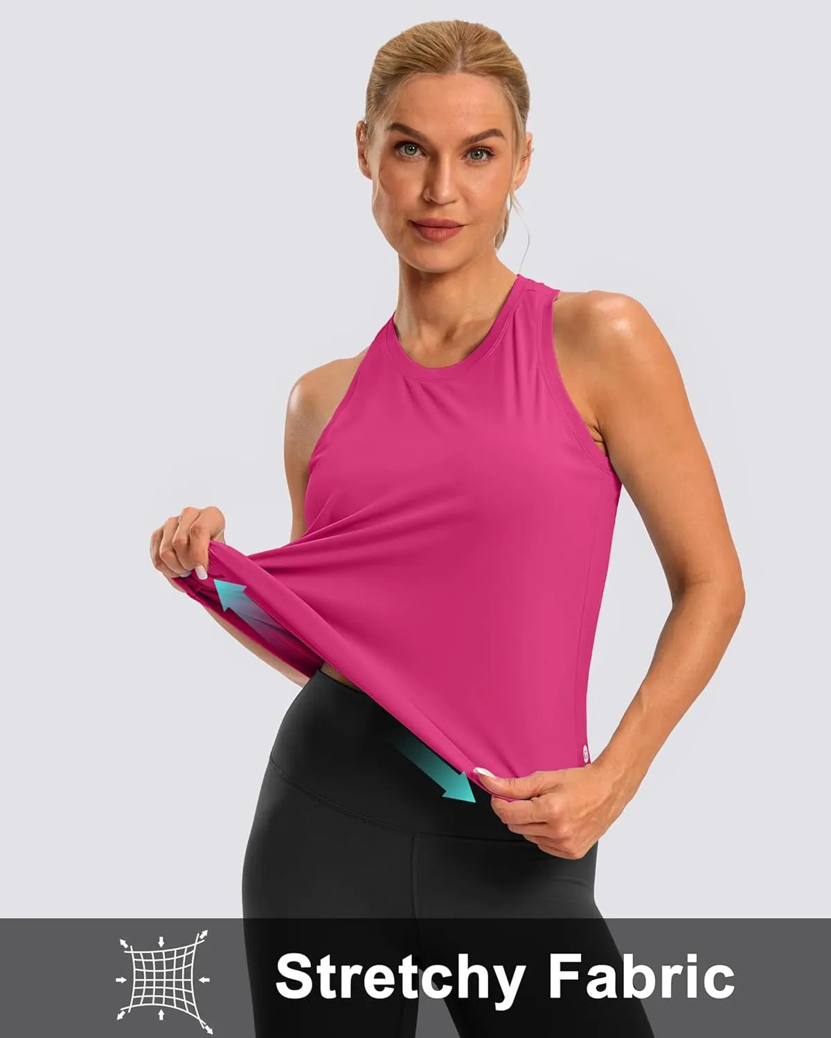 G Gradual Women's Workout Tank Tops Racerback Athletic Yoga Tops Loose Fit Sleeveless Running Gym Sports Shirts for Women