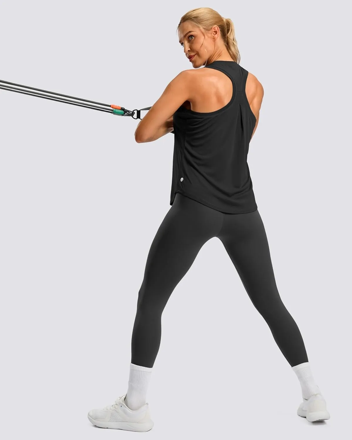 G Gradual Women's Workout Tank Tops Racerback Athletic Yoga Tops Loose Fit Sleeveless Running Gym Sports Shirts for Women
