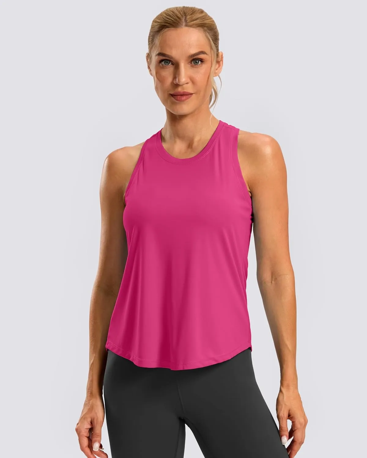G Gradual Women's Workout Tank Tops Racerback Athletic Yoga Tops Loose Fit Sleeveless Running Gym Sports Shirts for Women