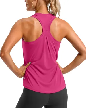 G Gradual Women's Workout Tank Tops Racerback Athletic Yoga Tops Loose Fit Sleeveless Running Gym Sports Shirts for Women