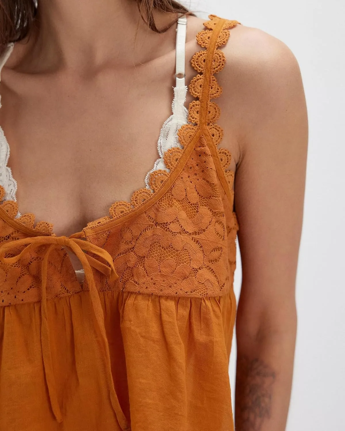 Gacaky Womens Summer Boho Lace Tank Top Casual Beach Vacation Y2k Tops Fashion Crop Tops Clothes 2025