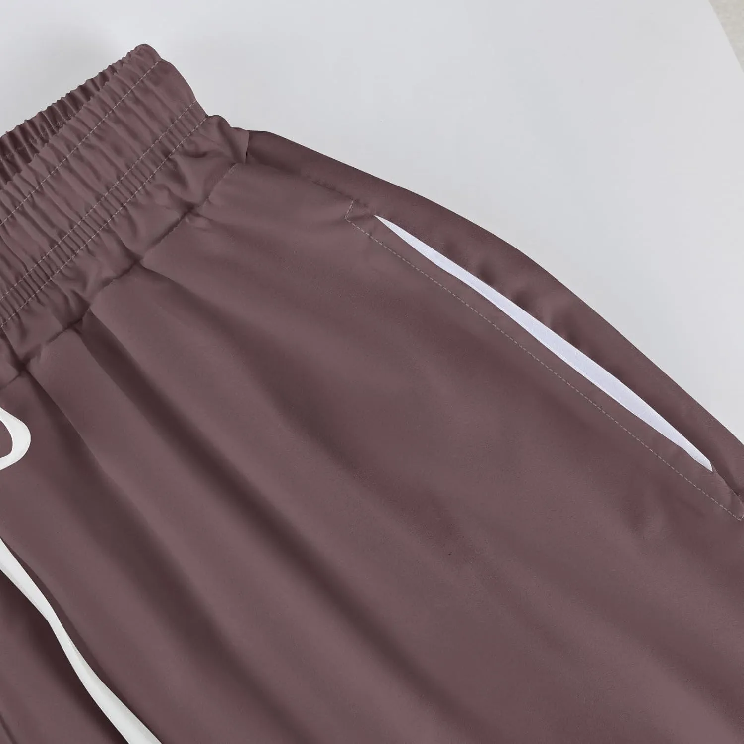 GOFULY Wide Leg Flowy Pants for Women Summer 2025 Beach Palazzo Pants High Elastic Waist Drawstring Side Slit Pockets Trouser