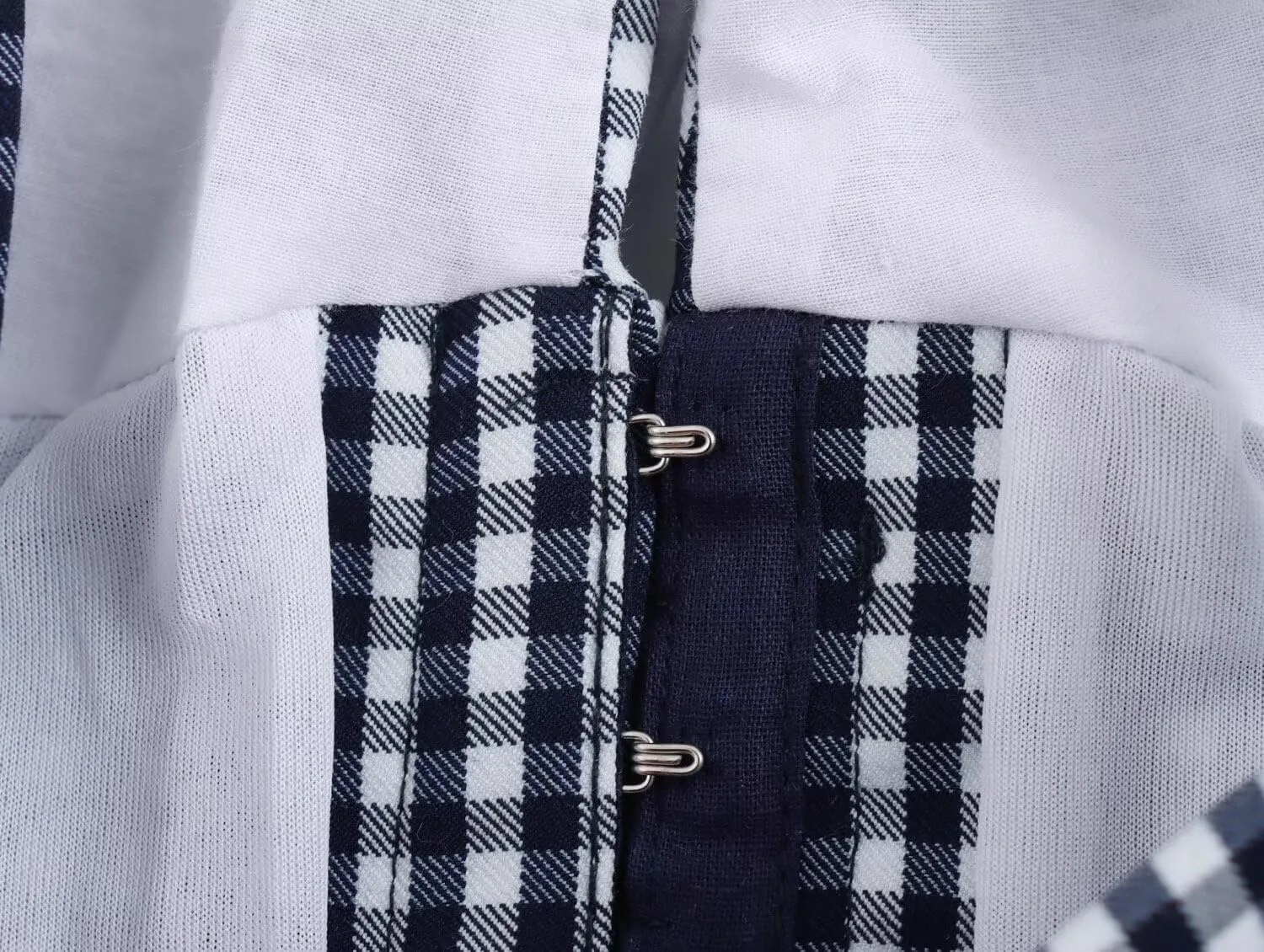 High Streetwear Vintage Blue White Plaid Camisole Tank Tops Holiday Beach Sexy Summer T-Shirt Women