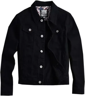 Kedera Men Denim Jacket Casual Slim Fit Button Down Biker Jeans