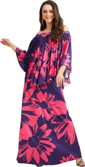 KOH KOH Womens Long Strapless Flowy Flattering Evening Cocktail Gown Maxi Dress