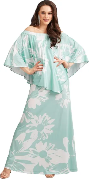 KOH KOH Womens Long Strapless Flowy Flattering Evening Cocktail Gown Maxi Dress