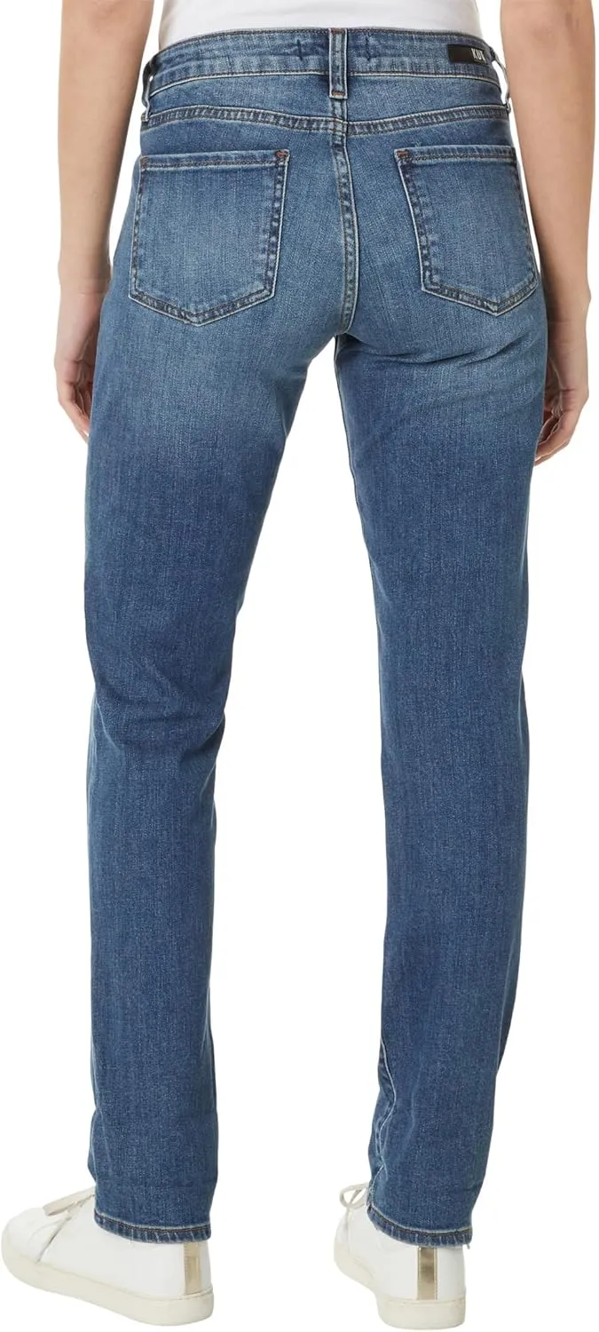 KUT from the Kloth Catherine Boyfriend Womens Jeans  Blended Fabric  Mid Rise  Five Pocket Design