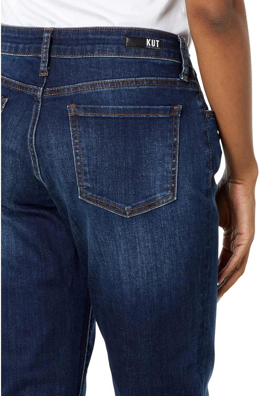 KUT from the Kloth Catherine Boyfriend Womens Jeans  Blended Fabric  Mid Rise  Five Pocket Design