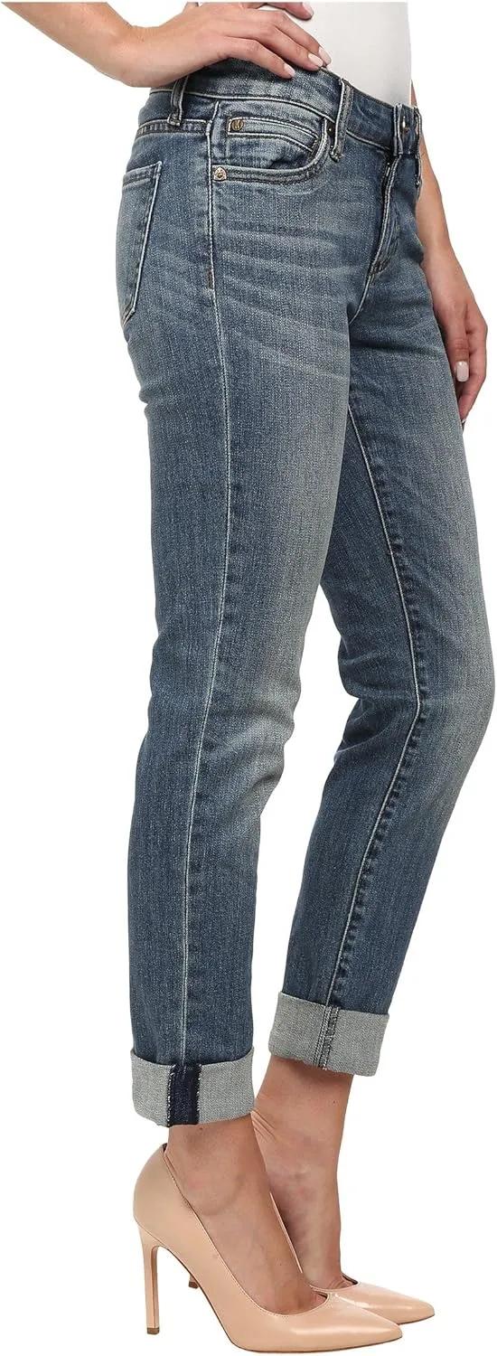 KUT from the Kloth Catherine Boyfriend Womens Jeans  Blended Fabric  Mid Rise  Five Pocket Design