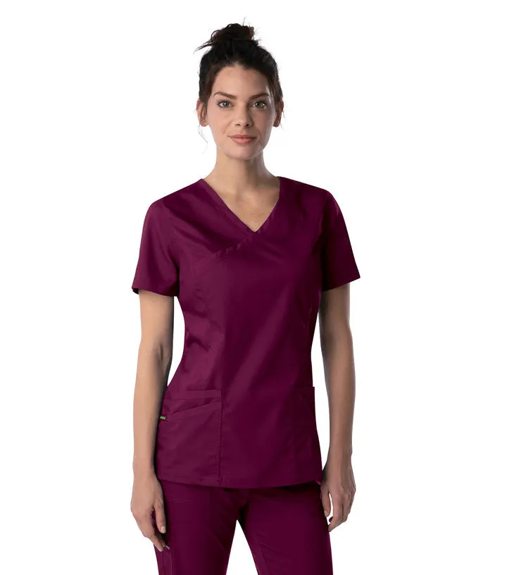 Landau ProFlex Women's Neckline Scrub Top and Jogger Pants Set