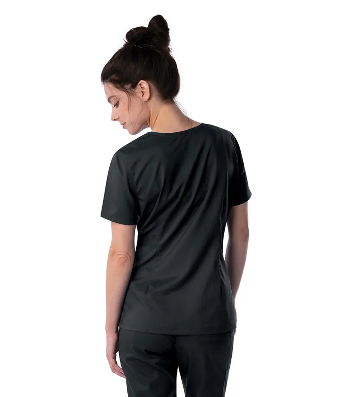 Landau ProFlex Women's Neckline Scrub Top and Jogger Pants Set