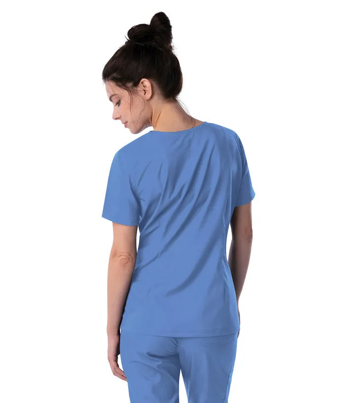 Landau ProFlex Women's Neckline Scrub Top and Jogger Pants Set