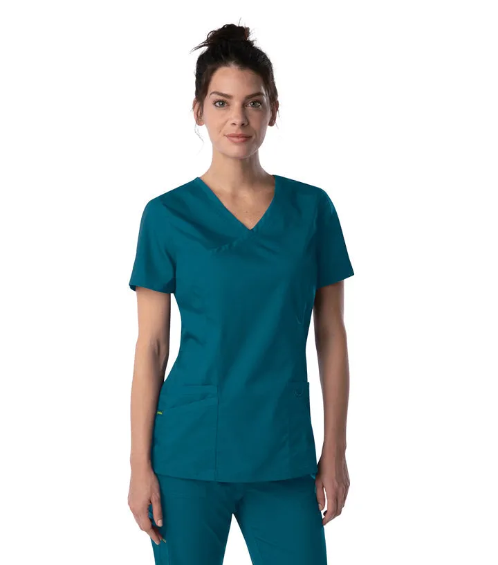 Landau ProFlex Women's Neckline Scrub Top and Jogger Pants Set